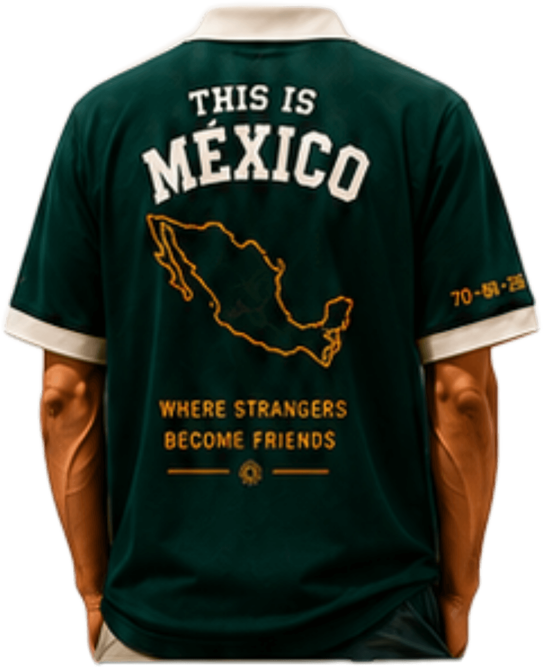 Playera TIMX vista posterior